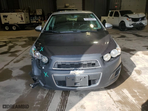 2014 Chevrolet Sonic LT with VIN 1G1JC5SH9E4120402, listed as a Copart auction lot 47300845 with 59,999 mi miles and Salvage Title. Bid and sale history available at carsss.com. Image 5.