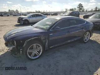 2019 Audi A5 Sportback Premium Plus with VIN WAUENCF51KA096467, listed as a Copart auction lot 42970494 with 34,753 mi miles. Bid and sale history available at carsss.com. Image 1.