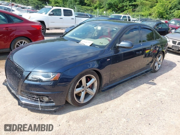 2012 Audi A4 Premium Plus with VIN WAUFFAFL8CN013177, listed as a IAAI auction lot 42640799 with 135,193 mi miles and . Bid and sale history available at DreamBid. Image 2.