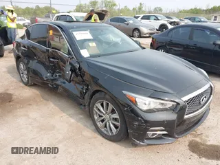 2016 Infiniti Q50 Premium with VIN JN1EV7AR5GM345477, listed as a IAAI auction lot 42399020 with Not provided miles and . Bid and sale history available at DreamBid. Image 1.