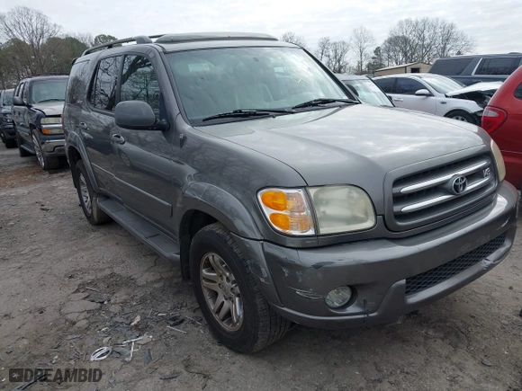 2003 Toyota Sequoia Limited with VIN 5TDBT48A03S166816, listed as a IAAI auction lot 41519203 with 269,229 mi miles. Bid and sale history available at carsss.com. Image 1.