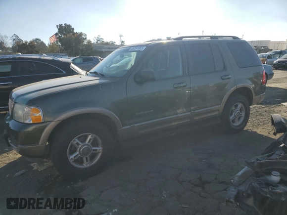 2002 Ford Explorer Eddie Bauer z VIN 1FMDU74E12UA68920, wystawiony jako Copart lot #89291995 z przebiegiem 218 774 mil mil oraz Szkoda całkowita • Salvage title. Historia ofert i sprzedaży dostępna na DreamBid. Obrazek 1.