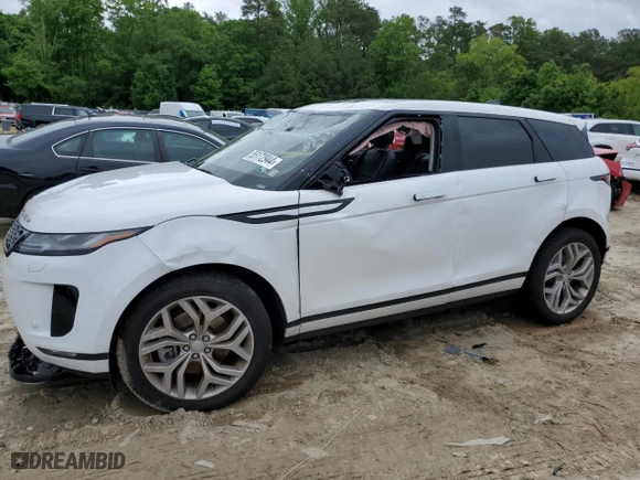 2023 Land Rover Range Rover Evoque SE with VIN SALZP2FX2PH229819, listed as a Copart auction lot 55172944 with 0 mi miles and Salvage Title. Bid and sale history available at carsss.com. Image 1.
