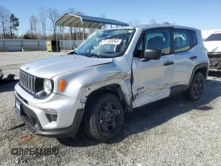 2021 Jeep Renegade Upland Edition with VIN ZACNJDAB2MPN21535, listed as a Copart auction lot 46889645 with 17,333 mi miles and Salvage Title. Bid and sale history available at carsss.com. Image 1.