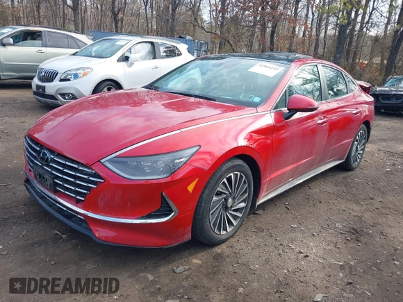 2020 Hyundai Sonata Hybrid Limited with VIN KMHL54JJ3LA010903, listed as a IAAI auction lot 41868242 with 3,138 mi miles. Bid and sale history available at carsss.com. Image 18.