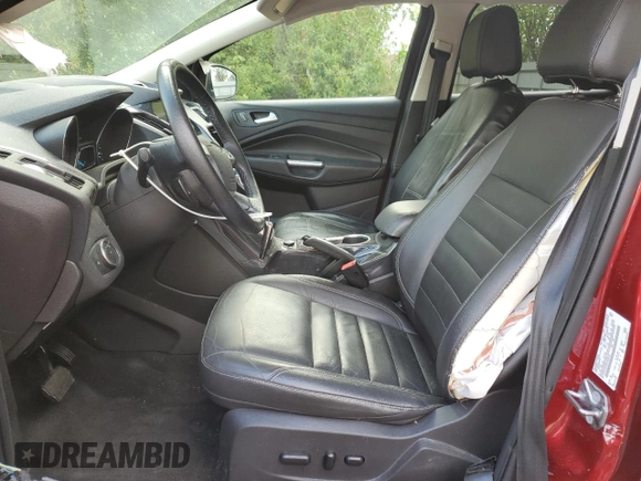 2015 Ford Escape Titanium with VIN 1FMCU9J94FUB92166, listed as a Copart auction lot 61371055 with 96,439 mi miles and Salvage title. Bid and sale history available at DreamBid. Image 7.