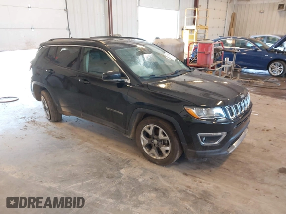 2018 Jeep Compass Limited with VIN 3C4NJDCBXJT349081, listed as a IAAI auction lot 42534929 with 106,781 mi miles and . Bid and sale history available at DreamBid. Image 1.