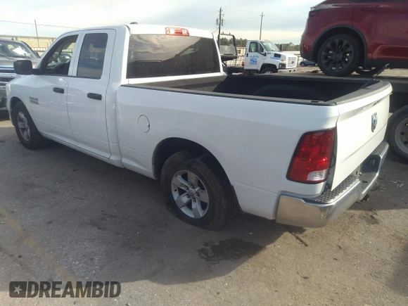 2018 Ram 1500 Tradesman with VIN 1C6RR6FG4JS299428, listed as a IAAI auction lot 41360381 with 46,751 mi miles and . Bid and sale history available at DreamBid. Image 3.