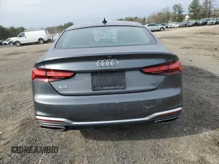 2022 Audi A5 Sportback S line Premium Plus with VIN WAUFACF50NA024891, listed as a Copart auction lot 51643235 with 0 mi miles and Salvage Title. Bid and sale history available at carsss.com. Image 6.