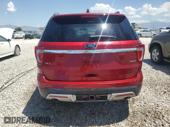 2017 Ford Explorer XLT z VIN 1FM5K8D88HGC22380, wystawiony jako Copart lot #62756845 z przebiegiem 93 811 mil mil oraz Szkoda całkowita • Salvage title. Historia ofert i sprzedaży dostępna na DreamBid. Obrazek 6.