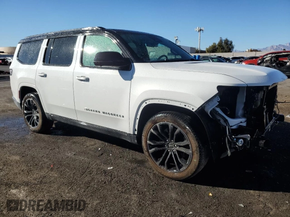 2024 Jeep Grand Wagoneer Series II Obsidian z VIN 1C4SJVFP8RS107645, wystawiony jako Copart lot #88718195 z przebiegiem 14 155 mil mil oraz Czysty tytuł • Clean title. Historia ofert i sprzedaży dostępna na DreamBid. Obrazek 4.