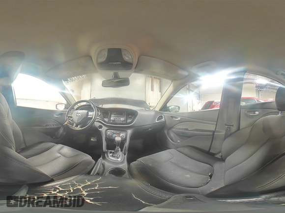 2013 Dodge Dart SXT with VIN 1C3CDFBA1DD109922, listed as a Copart auction lot 81813874 with 108,117 mi miles and Salvage Title. Bid and sale history available at carsss.com. Image 14.