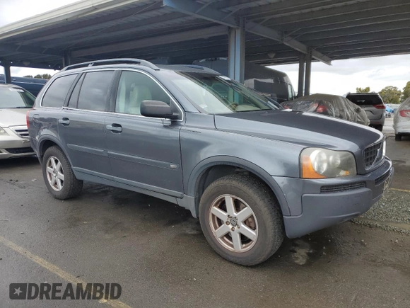 2006 Volvo XC90 2.5L Turbo with VIN YV4CY592761272147, listed as a Copart auction lot 44188015 with 204,142 mi miles and Salvage Title. Bid and sale history available at carsss.com. Image 4.