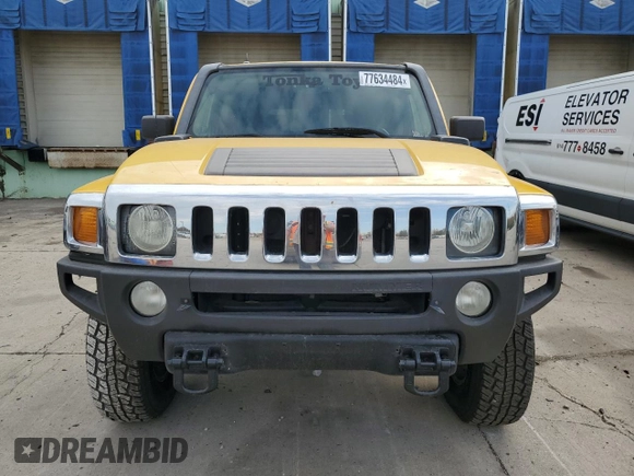 2006 Hummer H3 with VIN 5GTDN136668307121, listed as a Copart auction lot 77634484 with 202,824 mi miles and Clean Title. Bid and sale history available at carsss.com. Image 5.