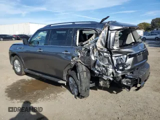 2023 Nissan Armada SV with VIN JN8AY2AC1P9182335, listed as a Copart auction lot 87447854 with 45,112 mi miles and Salvage Title. Bid and sale history available at carsss.com. Image 2.