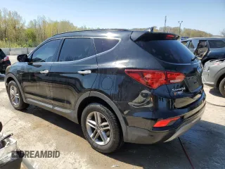 2017 Hyundai Santa Fe 2.4L z VIN 5XYZU3LB5HG392277, wystawiony jako Copart lot #51601765 z przebiegiem 81 943 mil mil oraz Szkoda całkowita • Salvage title. Historia ofert i sprzedaży dostępna na DreamBid. Obrazek 2.