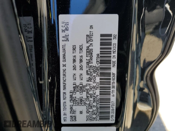 2021 Toyota Tacoma SR z VIN 3TYSZ5AN8MT038279, wystawiony jako Copart lot #46298115 z przebiegiem 32 630 mil mil oraz Szkoda całkowita • Salvage title. Historia ofert i sprzedaży dostępna na DreamBid. Obrazek 12.