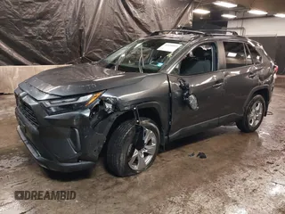 2023 Toyota RAV4 XLE with VIN 2T3P1RFV0PC346821, listed as a IAAI auction lot 41554009 with 9,179 mi miles. Bid and sale history available at carsss.com. Image 2.
