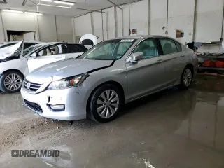 2013 Honda Accord EX z VIN 1HGCR2F73DA032705, wystawiony jako Copart lot #55843675 z przebiegiem 172 583 mil mil oraz Szkoda całkowita • Salvage title. Historia ofert i sprzedaży dostępna na DreamBid. Obrazek 1.