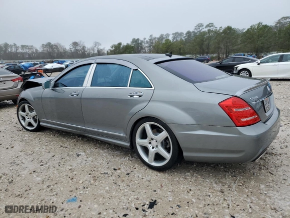 2010 Mercedes-Benz S-Class S 550 with VIN WDDNG7BB1AA350327, listed as a Copart auction lot 46412375 with 149,585 mi miles and Salvage Title. Bid and sale history available at carsss.com. Image 2.