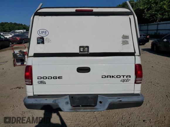 2004 Dodge Dakota with VIN 1D7FL16K14S554387, listed as a Copart auction lot 59397994 with 0 mi miles and Salvage Title. Bid and sale history available at carsss.com. Image 6.