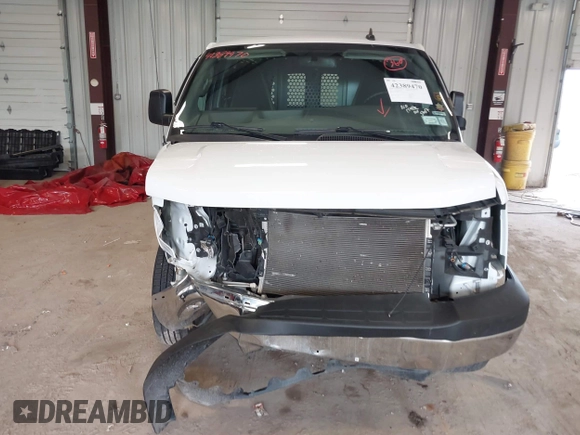 2022 Chevrolet Express Cargo with VIN 1GCWGAFP4N1155524, listed as a IAAI auction lot 42389470 with 33,655 mi miles and . Bid and sale history available at DreamBid. Image 12.