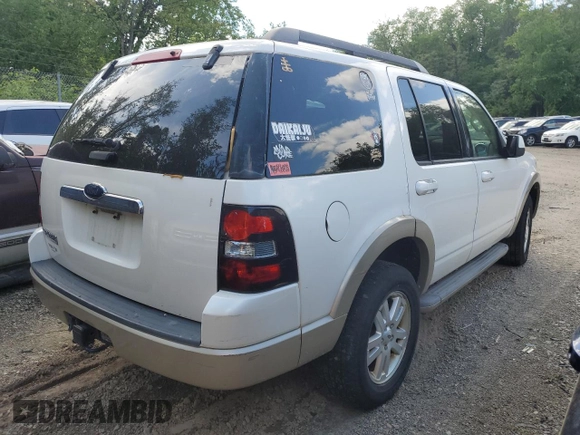 2010 Ford Explorer Eddie Bauer z VIN 1FMEU6EE5AUA22888, wystawiony jako Copart lot #57605205 z przebiegiem 148 063 mil mil oraz Czysty tytuł • Clean title. Historia ofert i sprzedaży dostępna na DreamBid. Obrazek 3.