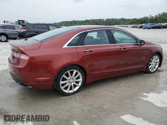 2014 Lincoln MKZ with VIN 3LN6L2G98ER829998, listed as a Copart auction lot 56548145 with 88,050 mi miles and Salvage title. Bid and sale history available at DreamBid. Image 3.
