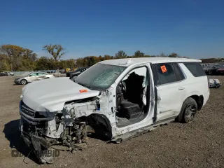 2023 Chevrolet Tahoe Commercial z VIN 1GNSKLED6PR442441, wystawiony jako Copart lot #75516904 z przebiegiem Nie podano mil oraz Szkoda całkowita • Salvage title. Historia ofert i sprzedaży dostępna na DreamBid. Obrazek 1.