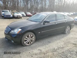 2008 Infiniti M with VIN JNKAY01F78M654321, listed as a Copart auction lot 48117105 with Not Provided miles and Salvage Title. Bid and sale history available at DreamBid. Image 1.