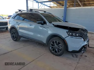 2022 Kia Sorento X-Line SX Prestige with VIN 5XYRKDLF3NG090335, listed as a Copart auction lot 56588295 with 36,435 mi miles and Salvage title. Bid and sale history available at DreamBid. Image 4.