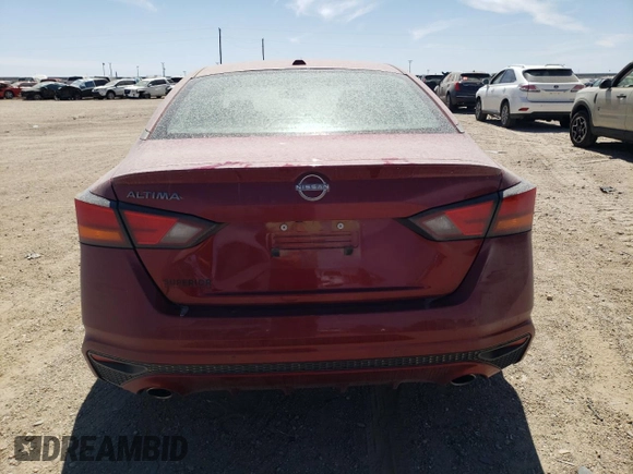 2025 Nissan Altima SV with VIN 1N4BL4DV1SN307721, listed as a Copart auction lot 50830655 with 3,401 mi miles and Salvage Title. Bid and sale history available at carsss.com. Image 6.