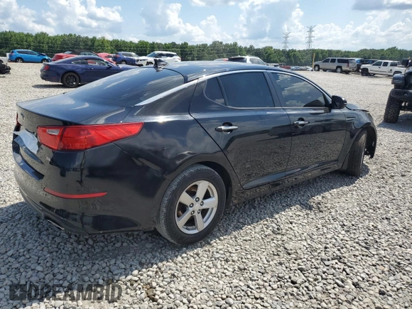 2014 Kia Optima LX with VIN 5XXGM4A76EG308625, listed as a Copart auction lot 61668315 with 223,411 mi miles and Salvage title. Bid and sale history available at DreamBid. Image 3.