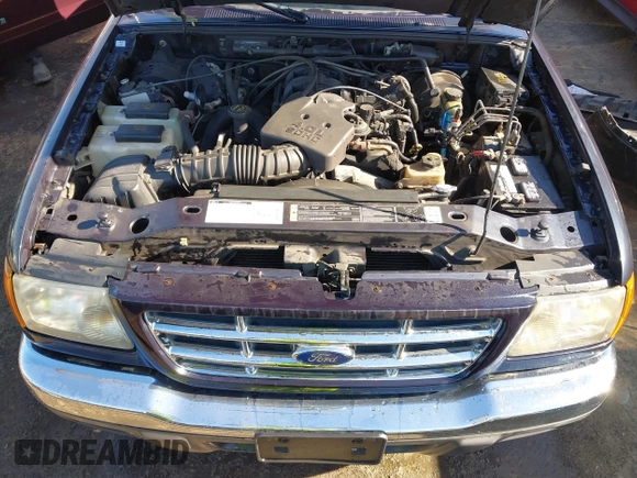 2002 Ford Ranger XLT Appearance with VIN 1FTYR44E42TA12756, listed as a IAAI auction lot 41824028 with 137,380 mi miles. Bid and sale history available at carsss.com. Image 10.