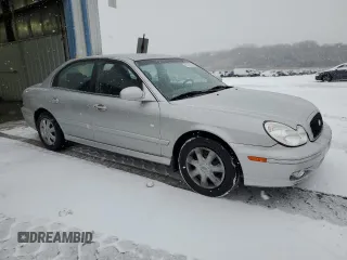 2004 Hyundai Sonata with VIN KMHWF25S74A963617, listed as a Copart auction lot 45172425 with 76,855 mi miles and Salvage Title. Bid and sale history available at carsss.com. Image 4.