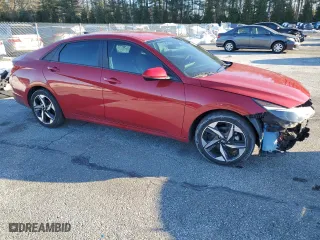 2023 Hyundai Elantra SEL with VIN KMHLS4AG4PU384163, listed as a Copart auction lot 45910905 with 21,269 mi miles and Salvage Title. Bid and sale history available at carsss.com. Image 4.