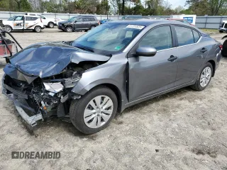 2024 Nissan Sentra S with VIN 3N1AB8BV4RY238946, listed as a Copart auction lot 51731525 with 8,675 mi miles and Salvage Title. Bid and sale history available at DreamBid. Image 1.