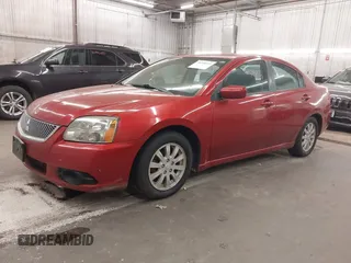 2011 Mitsubishi Galant FE with VIN 4A32B2FF1BE020397, listed as a IAAI auction lot 40398331 with 286,399 mi miles. Bid and sale history available at carsss.com. Image 2.