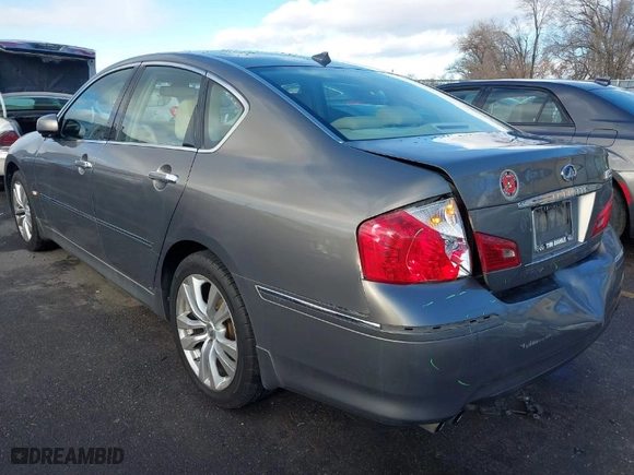 2008 Infiniti M35 with VIN JNKAY01F58M653457, listed as a IAAI auction lot 41206572 with 181,338 mi miles. Bid and sale history available at carsss.com. Image 3.