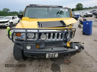 2003 Hummer H2 z VIN 5GRGN23U73H146894, wystawiony jako Copart lot #53449905 z przebiegiem 153 870 mil mil oraz Szkoda całkowita • Salvage title. Historia ofert i sprzedaży dostępna na DreamBid. Obrazek 5.