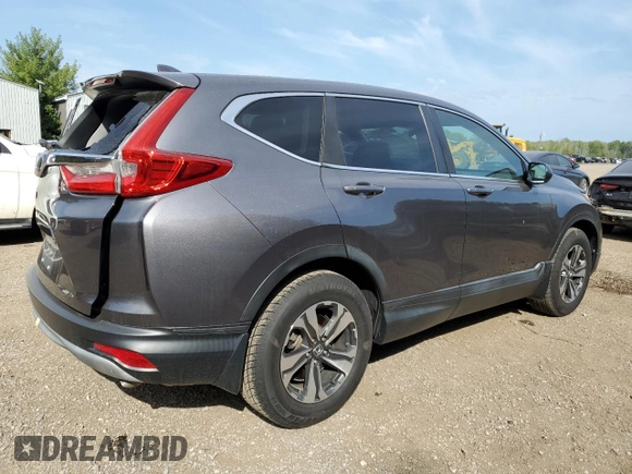 2017 Honda CR-V LX with VIN 2HKRW1H31HH003143, listed as a Copart auction lot 67753124 with 81,688 mi miles and Salvage Title. Bid and sale history available at carsss.com. Image 3.