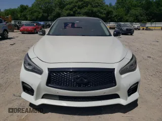 2014 Infiniti Q50 Sport with VIN JN1BV7AR4EM688426, listed as a Copart auction lot 57449405 with 125,605 mi miles and Salvage title. Bid and sale history available at DreamBid. Image 5.