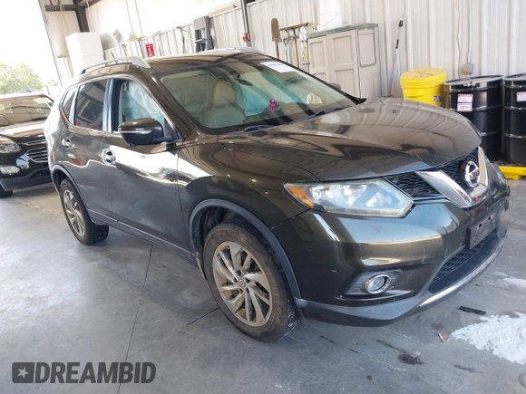 2015 Nissan Rogue SL z VIN 5N1AT2MV6FC780442, wystawiony jako IAAI lot #40157459 z przebiegiem 166 660 mil mil oraz . Historia ofert i sprzedaży dostępna na DreamBid. Obrazek 1.