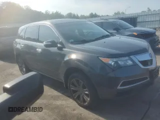 2010 Acura MDX Advance with VIN 2HNYD2H57AH501137, listed as a Copart auction lot 65633124 with 172,483 mi miles and Clean Title. Bid and sale history available at DreamBid. Image 4.