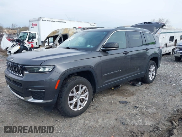 2021 Jeep Grand Cherokee Limited with VIN 1C4RJKBG2M8213100, listed as a IAAI auction lot 41987619 with 80,613 mi miles and . Bid and sale history available at DreamBid. Image 2.