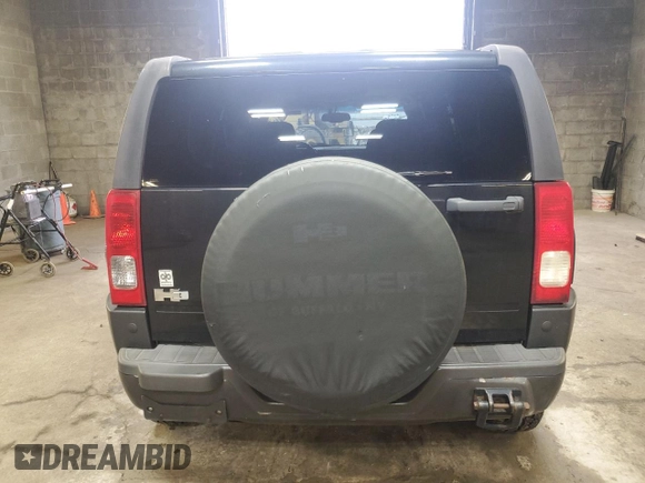 2007 Hummer H3 SUV with VIN 5GTDN13EX78223389, listed as a Copart auction lot 85608414 with 195,783 mi miles and Clean Title. Bid and sale history available at DreamBid. Image 6.