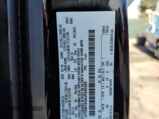 2018 Ford F-150 XL с VIN 1FTEW1EG0JFD43325, выставлен на аукционе Copart как лот 56697565 с пробегом 118 901 миль миль и Списание • Salvage title. История ставок и продаж доступна на DreamBid. Изображение 12.