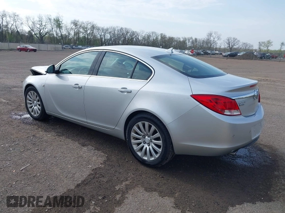 2011 Buick Regal CXL Turbo TO2 with VIN W04GW5EV4B1139540, listed as a IAAI auction lot 42079596 with 75,818 mi miles and . Bid and sale history available at DreamBid. Image 3.