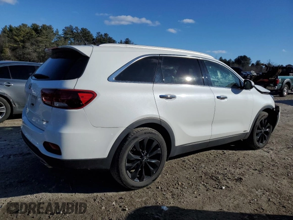 2020 Kia Sorento EX with VIN 5XYPHDA52LG703252, listed as a Copart auction lot 88519845 with 41,155 mi miles and Salvage Title. Bid and sale history available at DreamBid. Image 3.