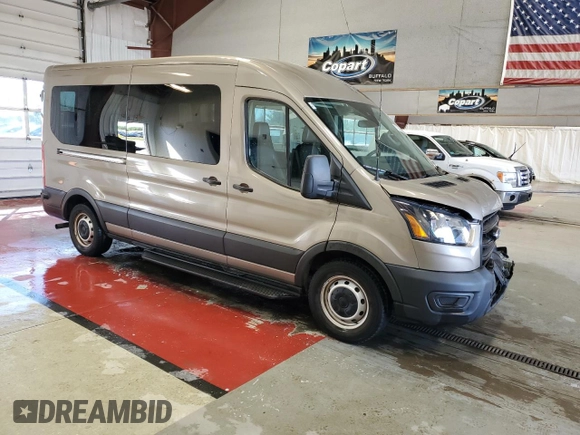 2020 Ford Transit Passenger XL z VIN 1FBAX2C86LKB06933, wystawiony jako Copart lot #57528065 z przebiegiem 46 721 mil mil oraz Szkoda całkowita • Salvage title. Historia ofert i sprzedaży dostępna na DreamBid. Obrazek 4.